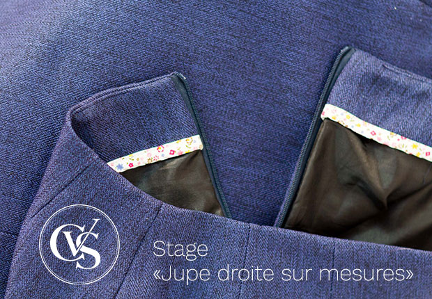 Stage couture jupe droite